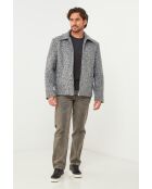 Veste manteau à bouclette Marion Grise