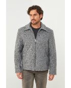 Veste manteau à bouclette Marion Grise