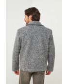 Veste manteau à bouclette Marion Grise