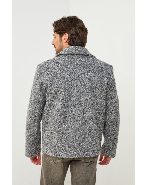 Veste manteau à bouclette Marion Grise