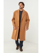 Abrigo largo Lise Camel