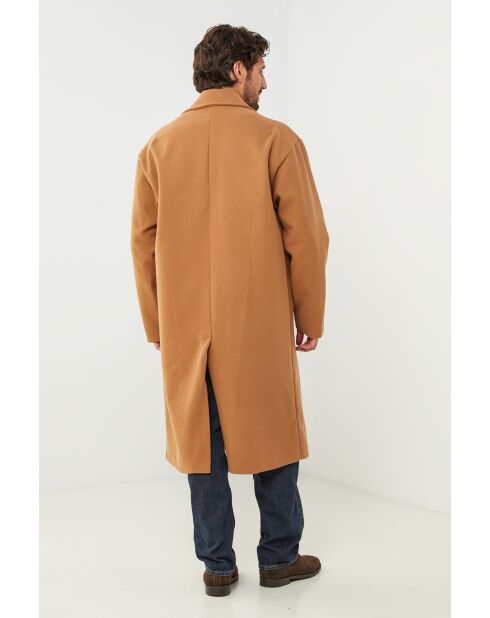 Cappotto lungo Lise Camel