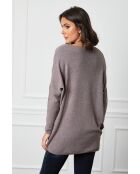 Pull en Cachemire mélangé Beder taupe