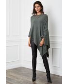 Poncho en Cachemire mélangé Fano Kaki