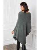 Poncho en Cachemire mélangé Fano Kaki