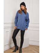 Pull en Cachemire mélangé Kaboul Indigo