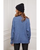 Pull en Cachemire mélangé Kaboul Indigo