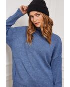 Pull en Cachemire mélangé Kaboul Indigo