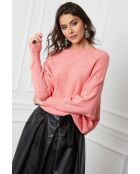 Pull en Cachemire mélangé Dragor Saumon