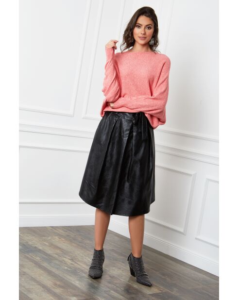 Pull en Cachemire mélangé Dragor Saumon