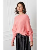 Pull en Cachemire mélangé Dragor Saumon