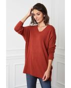 Jersey Beder en mezcla de cachemir oxidado