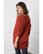 Jersey Beder en mezcla de cachemir oxidado