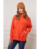 Pull en Cachemire mélangé Kaboul Orange