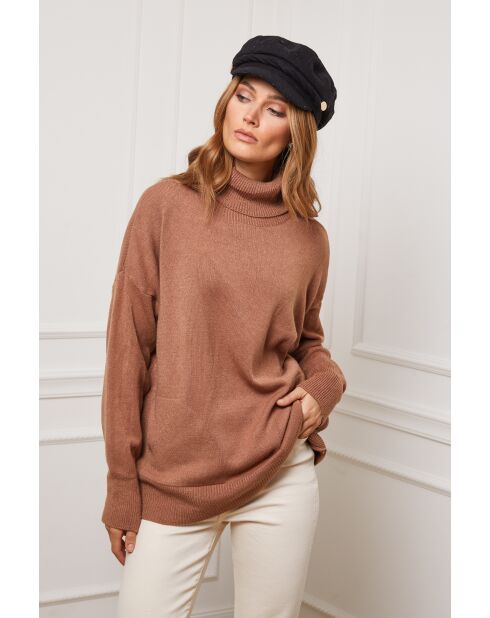 Pull en Cachemire mélangé Kaboul Camel