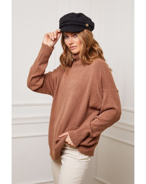 Pull en Cachemire mélangé Kaboul Camel