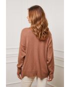 Pull en Cachemire mélangé Kaboul Camel