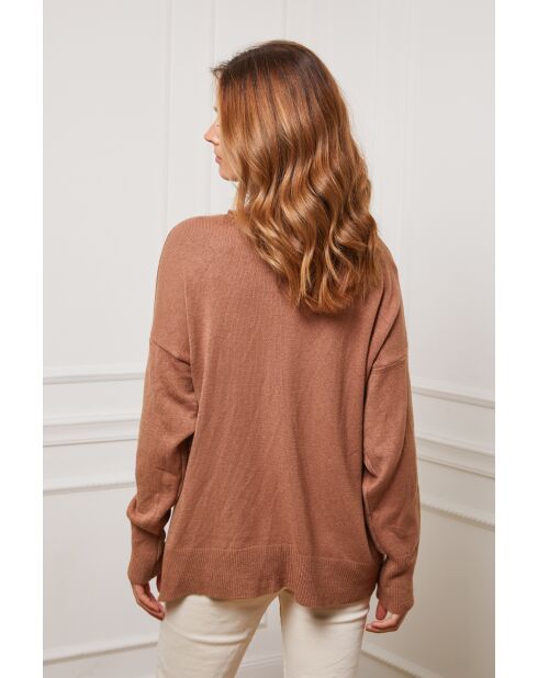 Pull en Cachemire mélangé Kaboul Camel