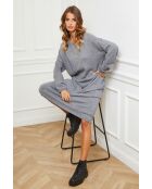 Fastidius grijze jurk