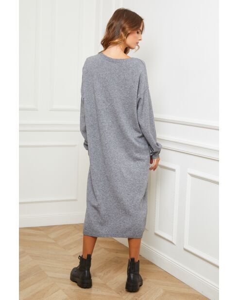 Fastidius grijze jurk