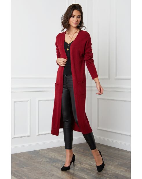 Gilet  en Cachemire mélangé Balle Rouge