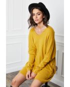 Abito Beder in misto cashmere senape