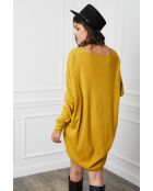 Abito Beder in misto cashmere senape