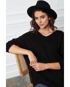 Abito Beder in misto cashmere nero