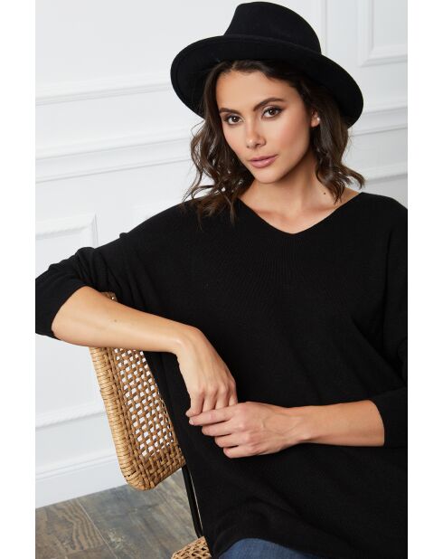 Abito Beder in misto cashmere nero