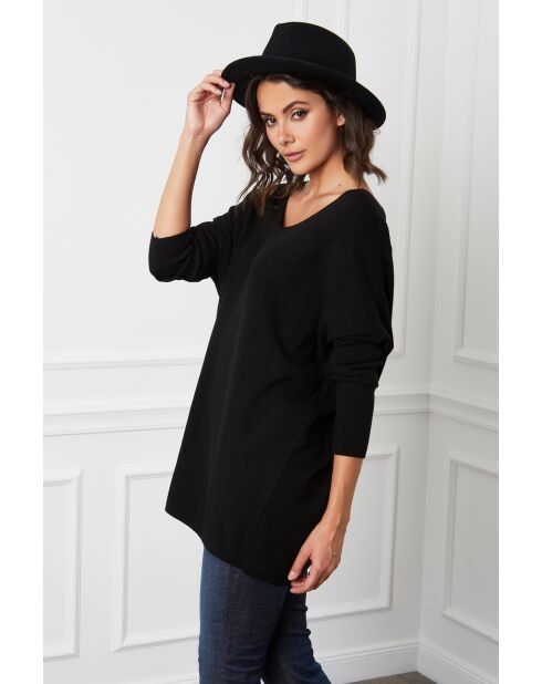 Abito Beder in misto cashmere nero