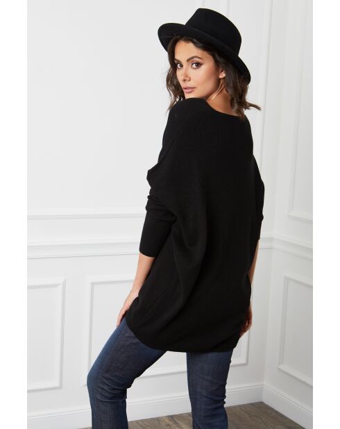 Abito Beder in misto cashmere nero