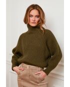 Pull 100% Laine Baby Kaki