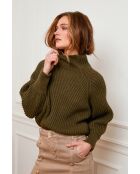 Pull 100% Laine Baby Kaki