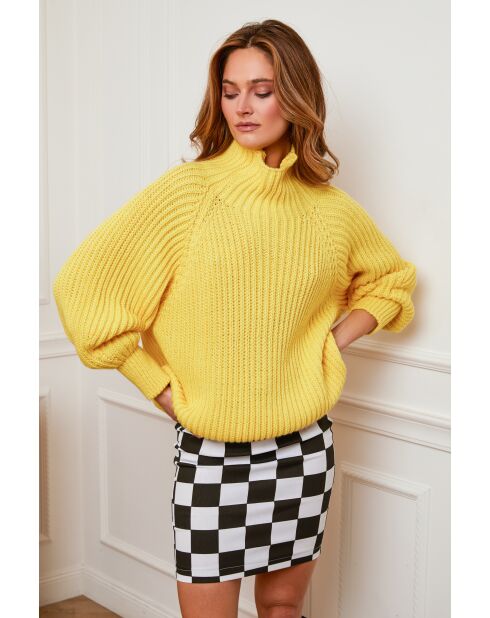 Pull 100% Laine Baby Jaune