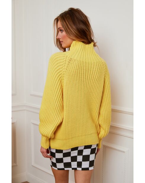 Pull 100% Laine Baby Jaune