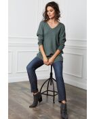 Jersey Beder en mezcla de cachemir caqui