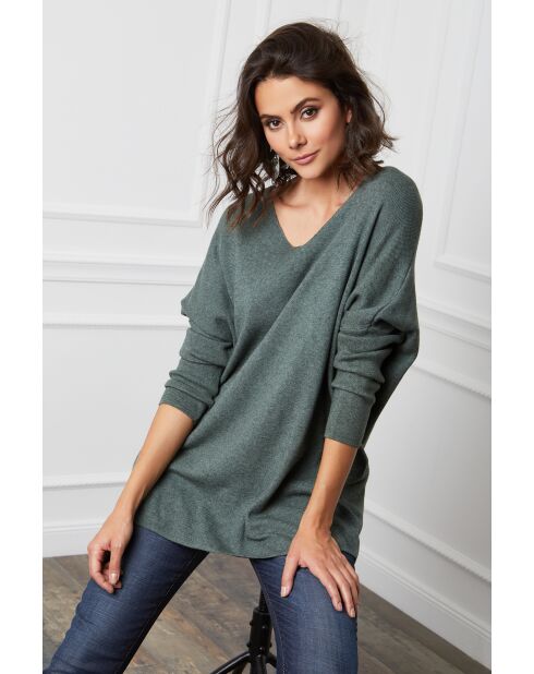 Jersey Beder en mezcla de cachemir caqui