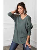 Jersey Beder en mezcla de cachemir caqui