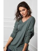 Jersey Beder en mezcla de cachemir caqui