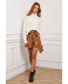 Pull en Cachemire mélangé Kaboul Écru