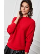 Pull en Cachemire mélangé Dragor Rouge