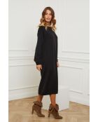 Robe en Cachemire mélangé Fastidius Noire