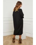 Robe en Cachemire mélangé Fastidius Noire