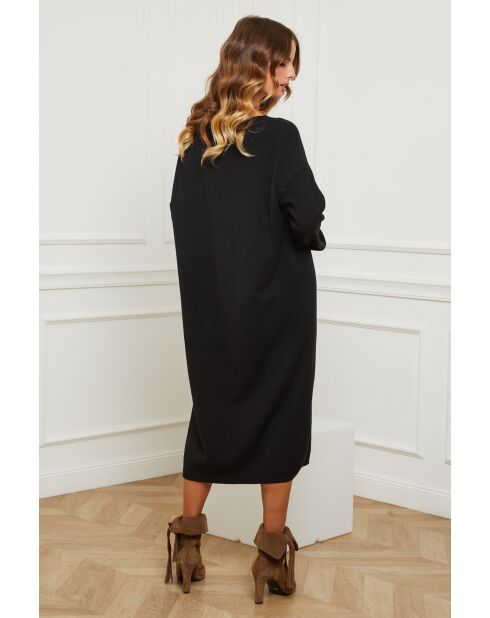 Robe en Cachemire mélangé Fastidius Noire
