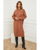 Robe en Cachemire mélangé Fastidius Camel