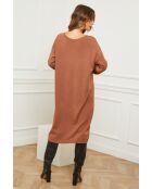 Robe en Cachemire mélangé Fastidius Camel