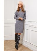 Robe en Cachemire mélangé Doumbia Grise