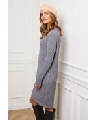 Robe en Cachemire mélangé Doumbia Grise