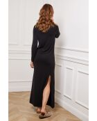 Schwarzes Dovel-Kleid