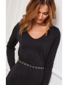 Schwarzes Dovel-Kleid